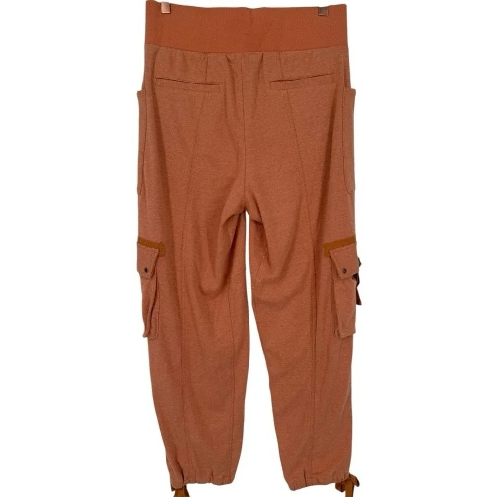 Free People Women's‎ Semi Charmed Cargo Jogger Pants Orange Size XS Activewear